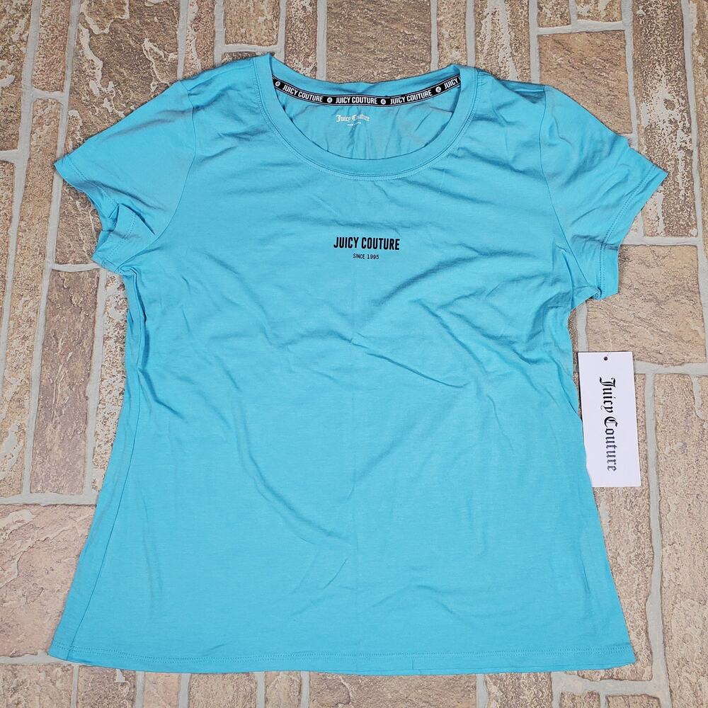 New Juicy Couture Since 1995 Blue T-shirt‎ Size Large